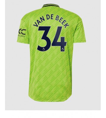 Manchester United Donny van de Beek #34 Tredjedrakt 2022-23 Kortermet